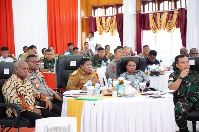 Provinsi Papua Tengah Gelar Rapat Kesiapan Pemilu Dihadiri Seluruh Bupati dan Forkopimda