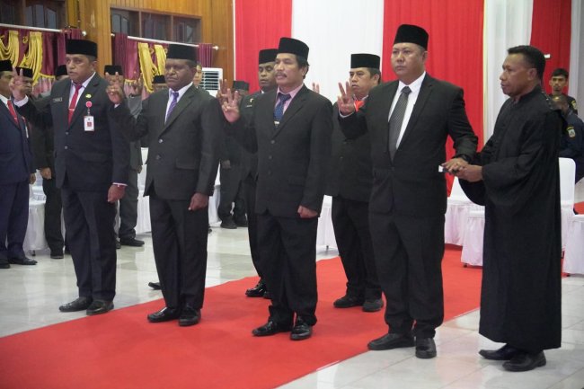 Ini Nama Pejabat Eselon II Lingkup Papua Tengah yang Baru Dilantik