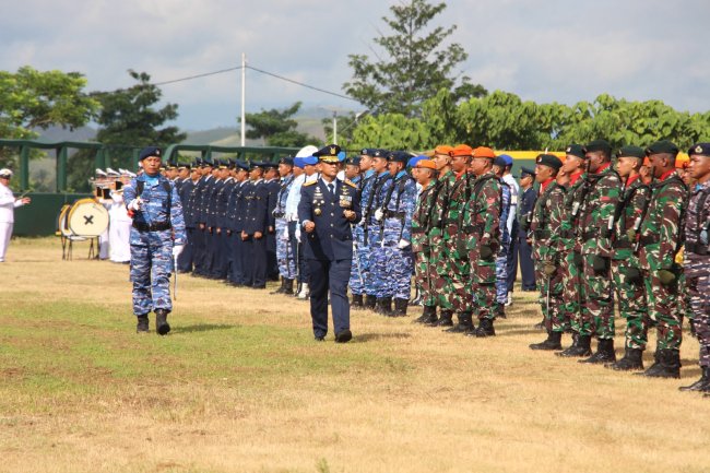 Danlanud Silas Papare Pimpin Upacara Peringatan HUT ke-78 TNI Angkatan Udara