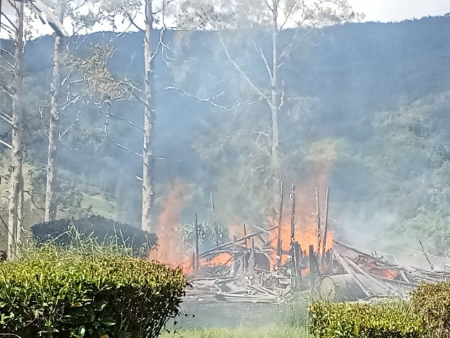 Perpustakaan Sekolah Alkitab di Sinak Terbakar, Polisi Selidiki Penyebabnya