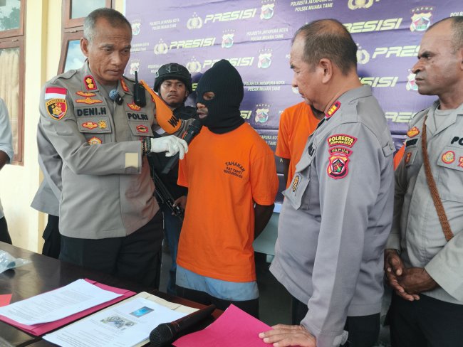 Polresta Tangkap Tiga Orang Pelaku Curas dan Cabul di Pantai Holtekamp Jayapura