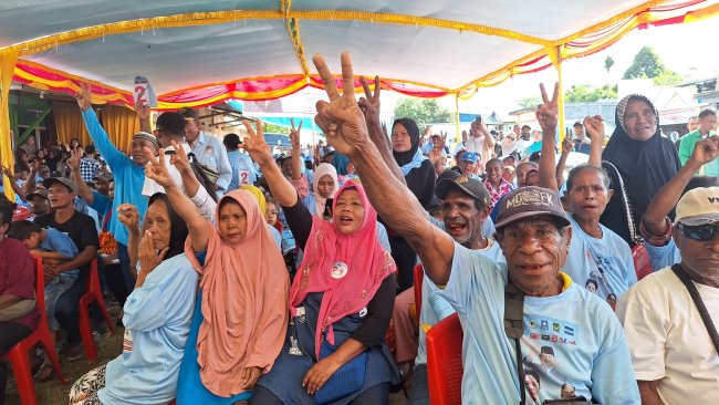 Kampanye Mari-Yo di Bonggo Sarmi, Warga Lega, Rasa Penasaran Terbayarkan