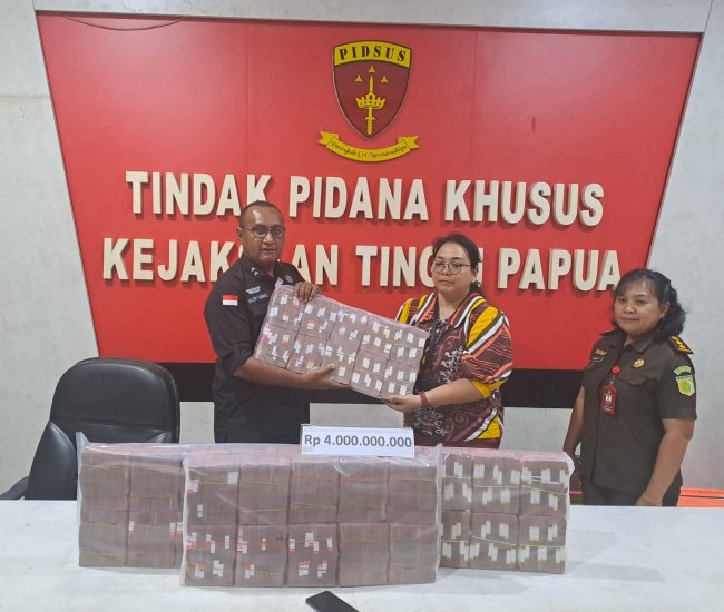 Pidsus Kejati Papua Kembali Sita Uang Rp 4 Miliar atas Dugaan Korupsi PON XX 