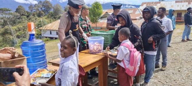 Makan Bergizi Gratis di Sugapa