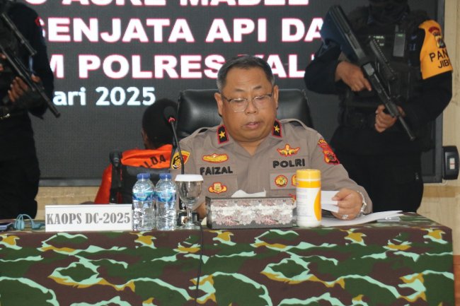 Disetir Polres Yalimo Aske Mabel Ditangkap Satgas Ops Damai Cartenz 2025.