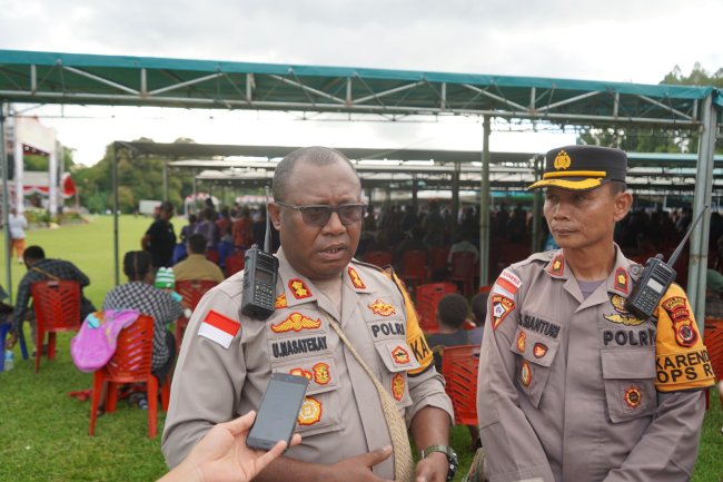 300 Personel Gabungan Disiagakan, Acara Syukuran Pelantikan Gubernur dan Wagub Papua Pegunungan di Sentani 300 Personel Gabungan Disiagakan, Acara Syukuran Pelantikan Gubernur dan Wagub Papua Pegunungan di Sentani