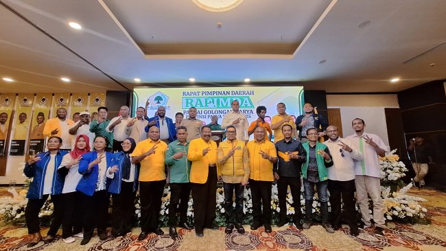 Partai Golkar Gelar Rapimda, Konsolidasi Menangkan Mari-Yo di PSU Pilgub Papua Partai Golkar Gelar Rapimda, Konsolidasi Menangkan Mari-Yo di PSU Pilgub Papua