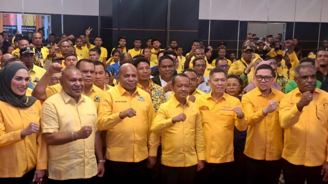 Ketum Golkar Bahlil Lahadalia: Saya akan turun langsung ke Papua Menangkan Mari-Yo di PSU Ketum Golkar Bahlil Lahadalia: Saya akan turun langsung ke Papua Menangkan Mari-Yo di PSU