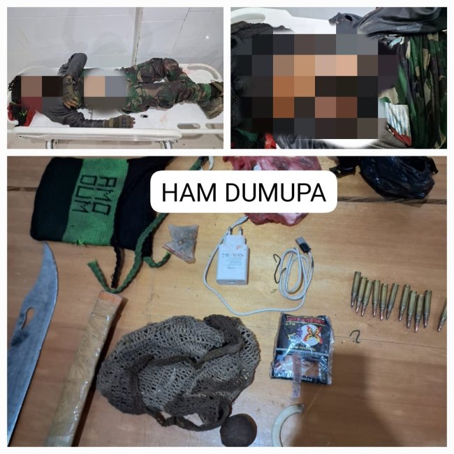 Satgas Ops Damai Cartenz-2025 Lumpuhkan Dua KKB Pelaku Pembunuhan Josep Agus Lepa Satgas Ops Damai Cartenz-2025 Lumpuhkan Dua KKB Pelaku Pembunuhan Josep Agus Lepa