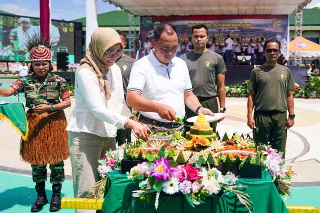 Syukuran HUT ke-62 Kodam Cenderawasih Digelar Sederhana Namun Meriah Syukuran HUT ke-62 Kodam Cenderawasih Digelar Sederhana Namun Meriah