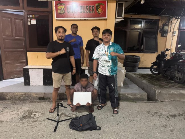 Tim Opsnal Satreskrim Polres Jayapura Bekuk Pelaku Pencurian di Kawasan Doyo Baru