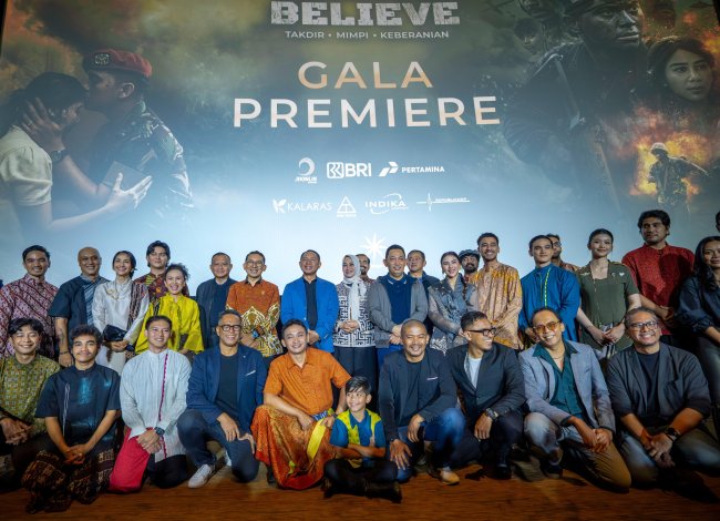Hadiri Gala Premiere Film BELIEVE, Panglima TNI: Kisah Patriotisme Prajurit yang Menginspirasi Hadiri Gala Premiere Film BELIEVE, Panglima TNI: Kisah Patriotisme Prajurit yang Menginspirasi