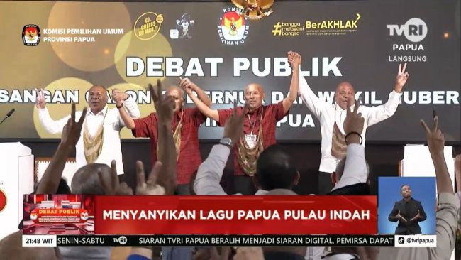 Pasangan Mariyo Tampil Meyakinkan dan Menguasai Debat Publik PSU Pilgub Papua
