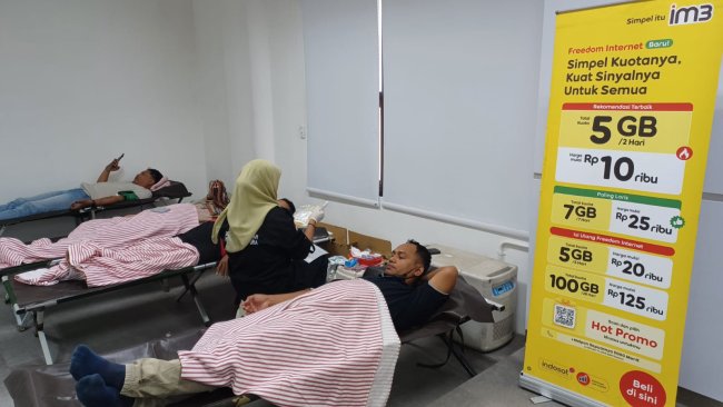 Hadir Membawa Nilai bagi Masyarakat, Indosat Selenggarakan Donor Darah di Kota Jayapura