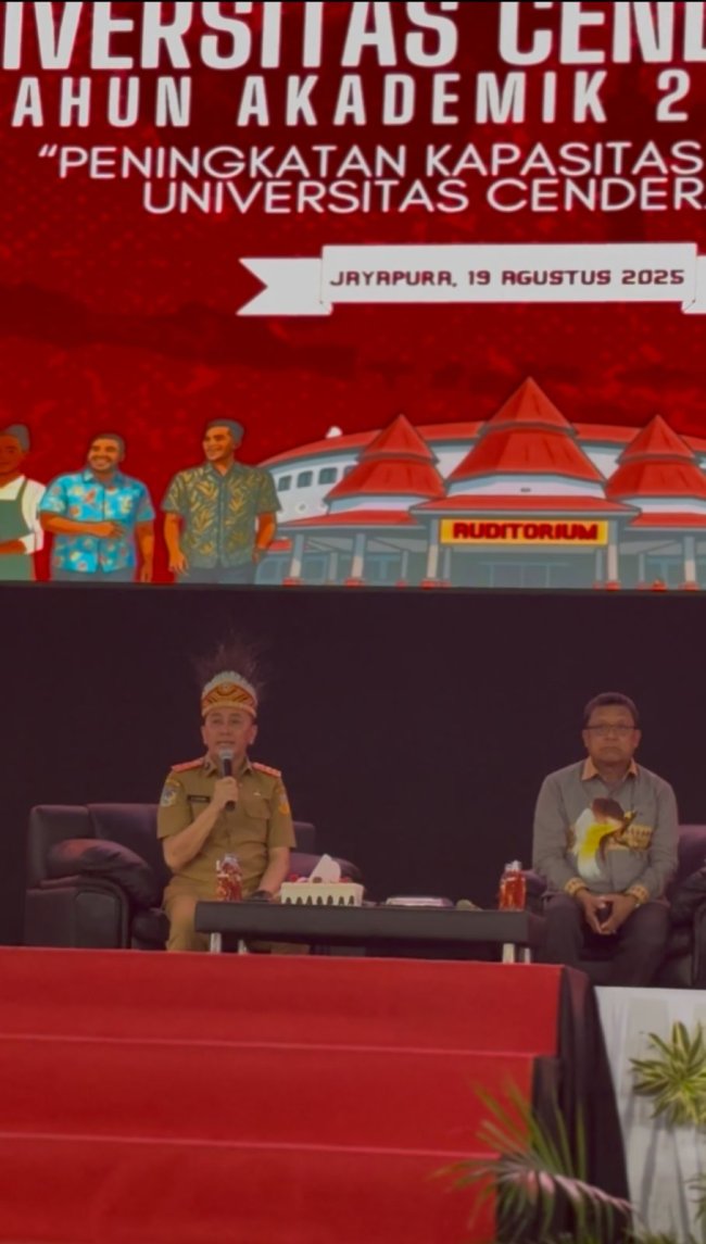 Pj Gubernur Agus Fatoni Berikan Kuliah Umum di Uncen, Ajak Tingkatkan Kualitas SDM Guna Pembangunan Papua