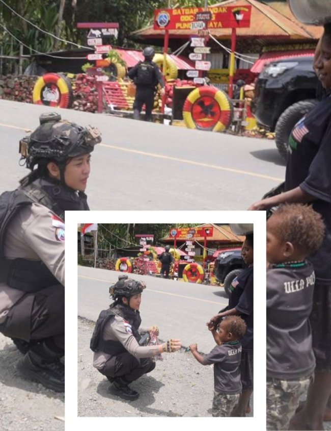 Polwan Buktikan Ketangguhan dan Kontribusi dalam Satgas Ops Damai Cartenz Polwan Buktikan Ketangguhan dan Kontribusi dalam Satgas Ops Damai Cartenz