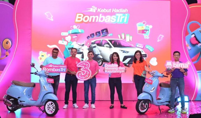 Ribuan Hadiah Menanti, Tri Kembali Gelar Kebut Hadiah BombasTri