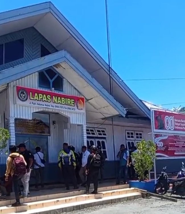 15 Narapidana Kembali Kabur Dari Lapas Nabire