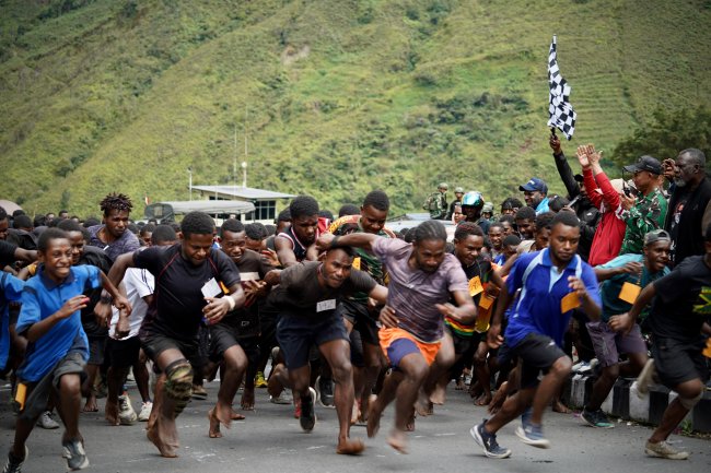 Lomba Marathon HUT ke-29 Puncak Jaya Sukses Curi Perhatian, Jadi Ajang Cari Bibit Unggul