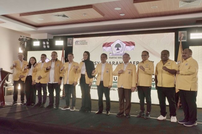 Musda II Partai Golkar Papua Tengah, Bahlil: Pemilu 2029 Kita Rebut Kembali Gubernur dan Bupati