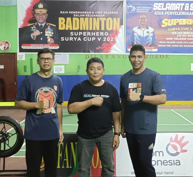 Badminton Superhero Surya Cup V Bergulir di Jayapura: 256 Atlet Papua Berjuang dengan Semangat Pahlawan