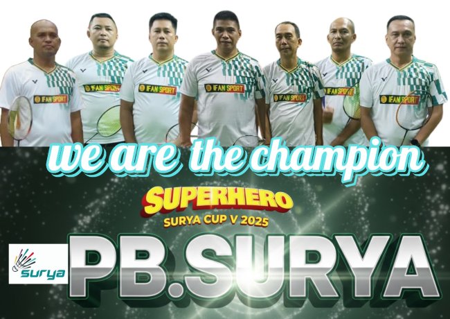 “Super Hero Surya Cup V 2025: Drama, Keringat, dan Trofi Akhirnya Milik PB Surya!