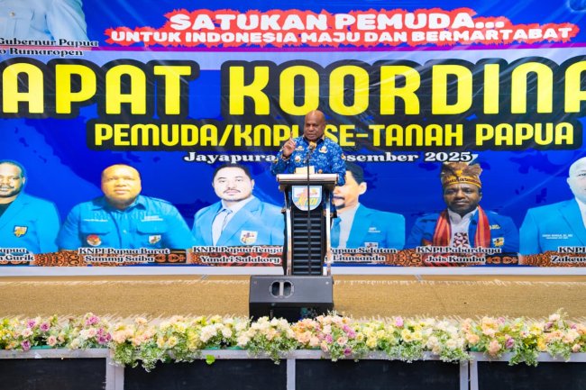 Gubernur Fakhiri: Rakor KNPI Berperan Tentukan Arah Masa Depan Generasi Muda Papua