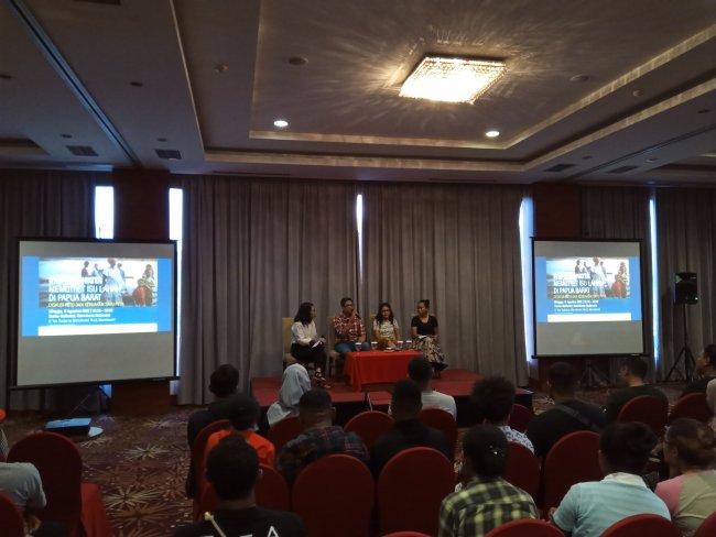 WRI Gelar Diskusi Tentang Isu Lahan dan Lingkungan Kebijakan Satu Peta di Manokwari