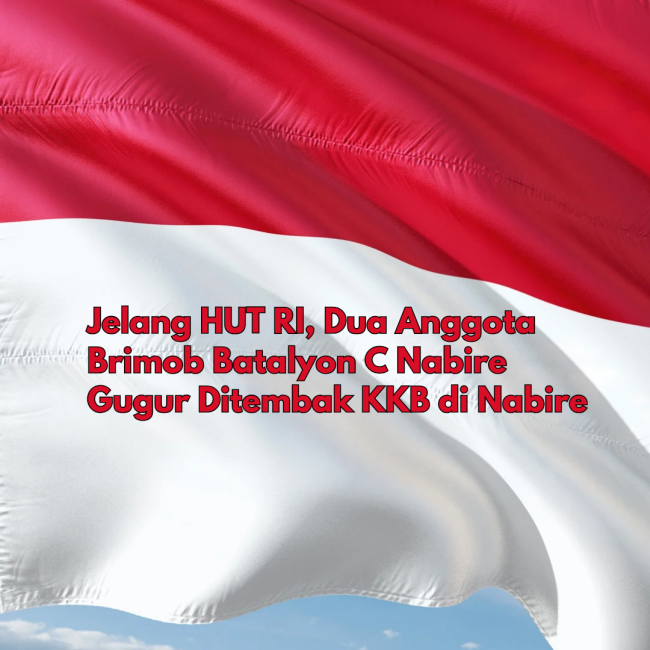 Jelang HUT RI, Dua Anggota Brimob Batalyon C Nabire Gugur Ditembak KKB Jelang HUT RI, Dua Anggota Brimob Batalyon C Nabire Gugur Ditembak KKB