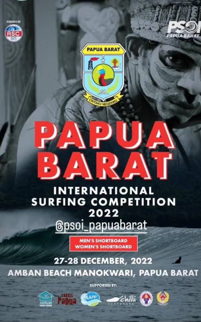 Hari Ini, 11 Negara Ikuti Papua Barat Surfing International Competation
