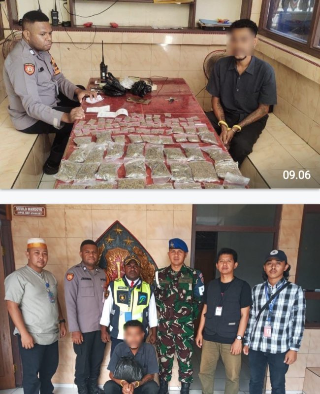 Tim Avsec Bandara Sentani Gagalkan Penyelundupan 93 Paket Ganja ke Timika Tim Avsec Bandara Sentani Gagalkan Penyelundupan 93 Paket Ganja ke Timika