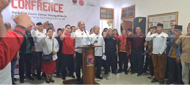 'Ngerinya' Kecurangan Dalam PSU Papua, Jubir Mariyo: Status Constan Karma Cacat Hukum 'Ngerinya' Kecurangan Dalam PSU Papua, Jubir Mariyo: Status Constan Karma Cacat Hukum