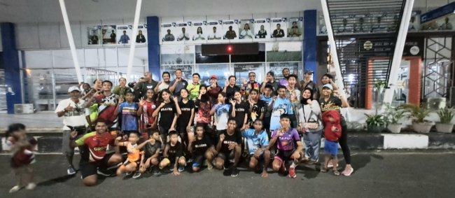 Ketua Porserosi Papua Mika Sapan Semangati Atlet Sepatu Roda: Latihan di Terminal Entrop Jadi Bukti Semangat Berprestasi!