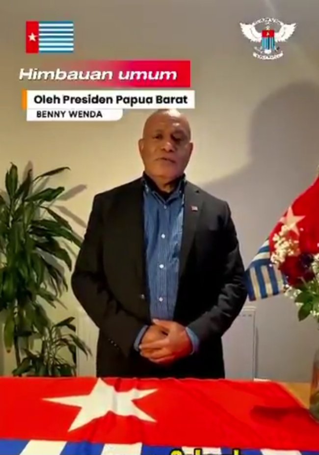 Benny Wenda Serukan Bangsa Papua Kibarkan Simbol Kemerdekaan di Hari Lahir Embrio Bangsa, 1 Desember 2025