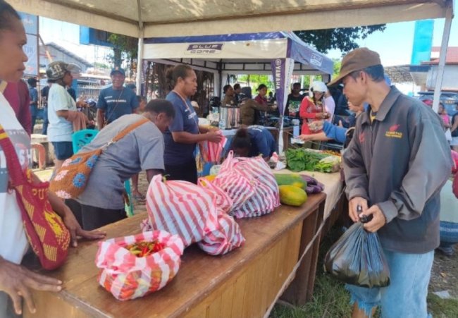 BI libatkan petani asli Papua Tengah di gerakan pangan murah 