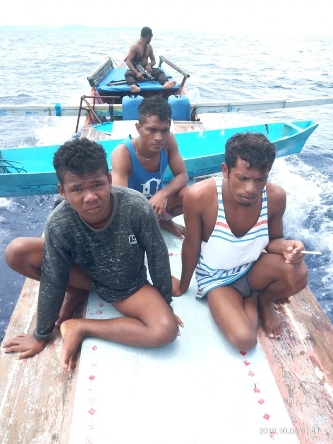 Berusaha Kabur Usai Dopis Ikan di Laut Wondama, Seorang Pelaku Dilumpuhkan Polisi