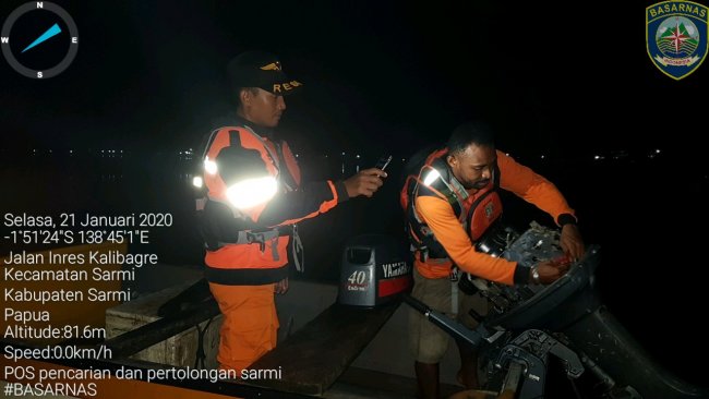 Speedboat Terbalik di Perairan Sarmi, Delapan Orang Hilang