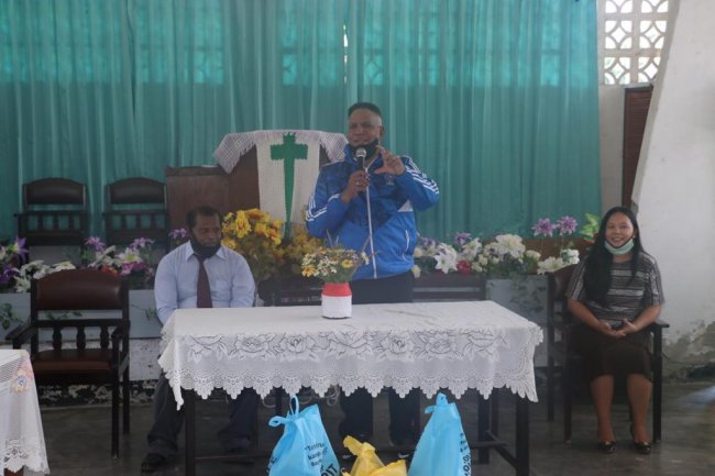 Acara Tatap Muka Kapolda Papua Bersama Pengurus Gereja Advent Harapan Sentani