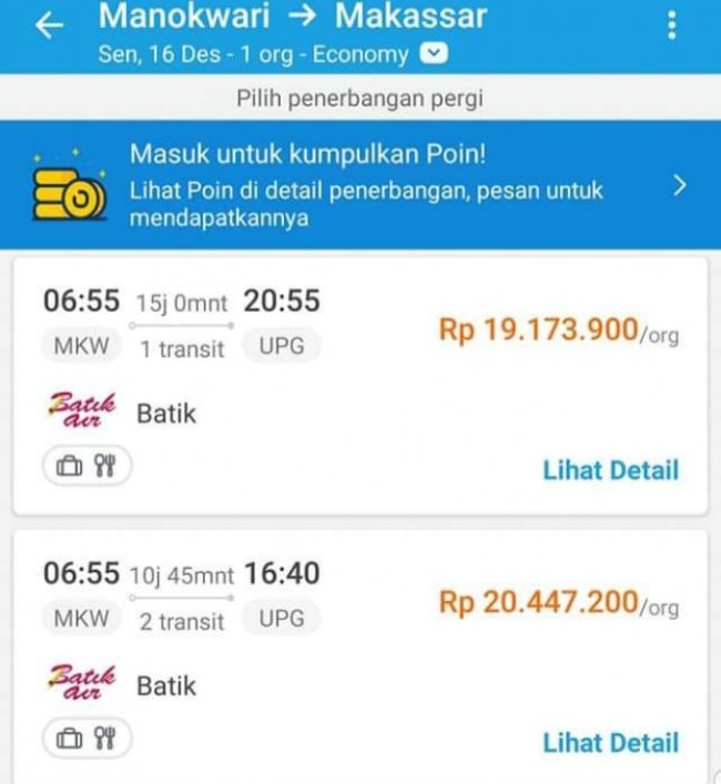 Tiket Pesawat Manokwari-Jakarta Tembus Rp 20 Juta, Senator Papua Barat: Dimana Negara Untuk Papua
