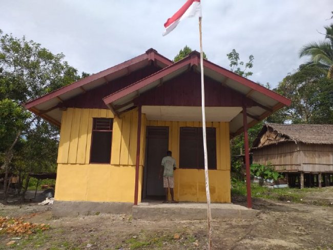 Dansatgas TMMD Kampung Epem Optimistis Pembangunan 20 Rumah Selesai Sesuai Target