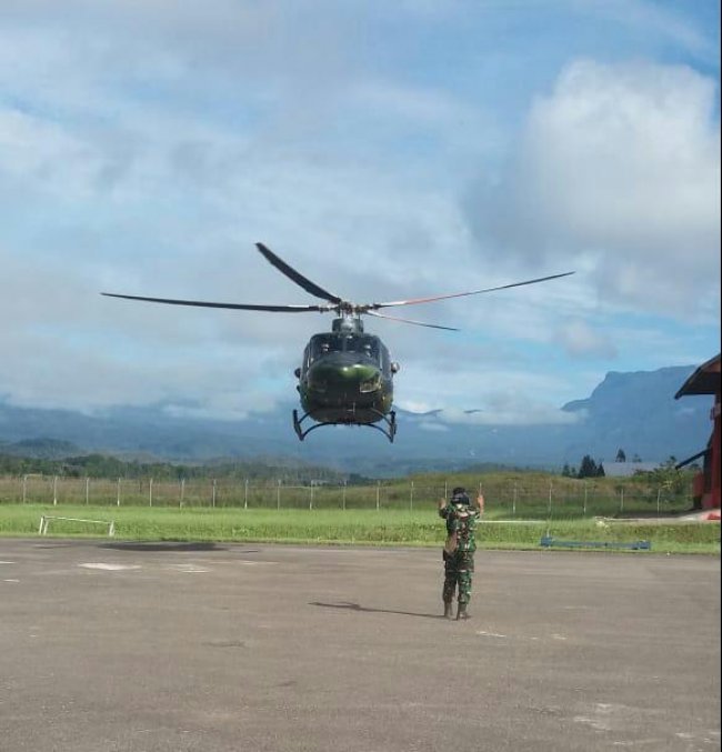 Citra Satelit Deteksi Enam Titik Panas di Ruote Helikopter MI-17