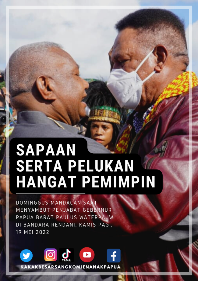 Tokoh Muda Papua Puji Sambutan Hangat Mandacan ke Waterpauw