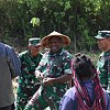 Peduli Ketahanan Pangan, Dandim Jayawijaya Lakukan Pendampingan Tanam Padi di Distrik Pisugi