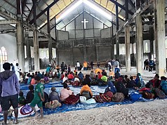 OPM Kembali Mengganggu, Warga Bibida Mengungsi di Gereja
