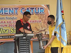 Meriahkan Hari Bhayangkara ke-78, Polda Papua Gelar Turnamen Catur