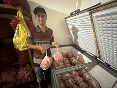 Sidak ke Pasar Tradisional Nabire, Anwar Damanik Beri Apresiasi Pedagang Berhasil Tekan Inflasi