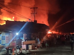 Kebakaran Pasar Youtefa Dinihari Tadi, Kerugian Mencapai Puluhan Miliar