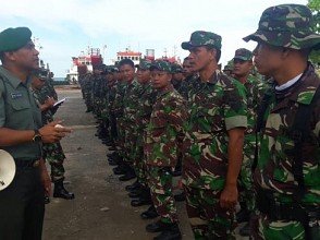 170 Satgas TNI Diberangkatkan Menuju Kokoda