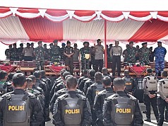 Simulasi Pengamanan Pemilu 2019 di Papua Tidak Dihadiri KPU, Bawaslu dan Pejabat Provinsi 