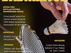 Superhero Surya Cup V, Ketua PBSI Kota Jayapur Muhammad Ishaq: Mengangkat Harapan Atlet Papua ke Level Global Superhero Surya Cup V, Ketua PBSI Kota Jayapur Muhammad Ishaq: Mengangkat Harapan Atlet Papua ke Level Global